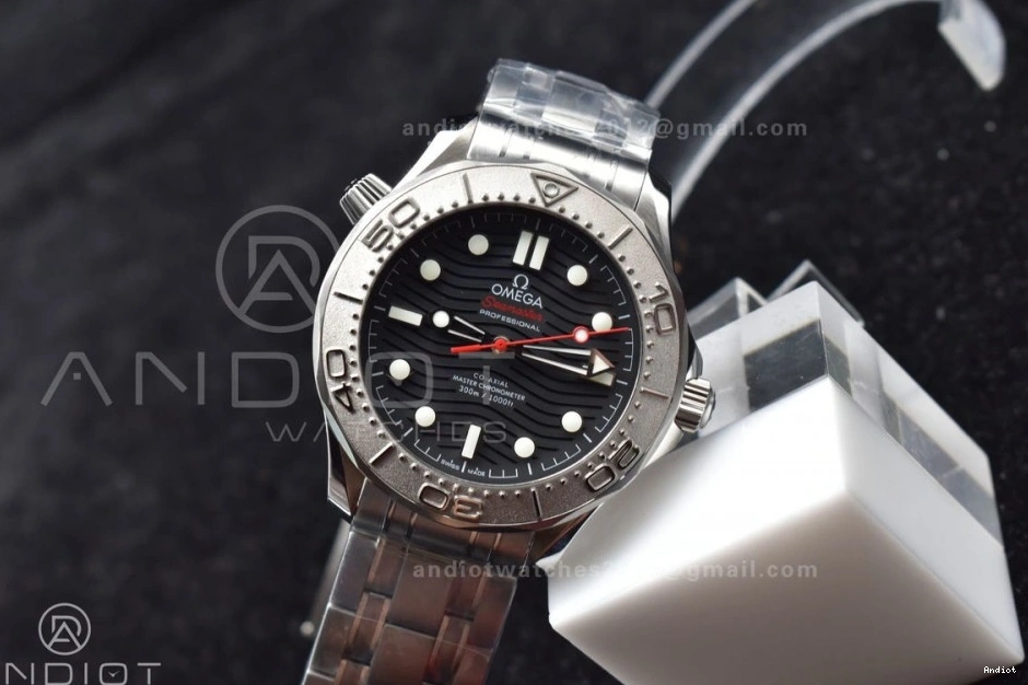 On Diver Black 300M SS Dial Seamaster Bracelet Black VSF 1:1 Best Ceramic A8800 Edition 1114